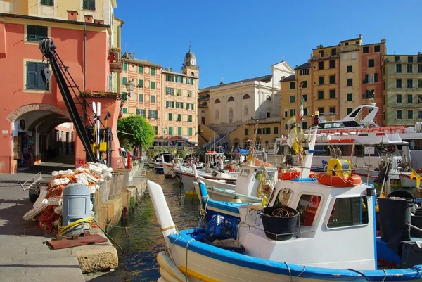 Camogli přístav — Stock fotografie