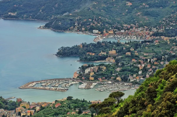 Rapallo and Santa Margherita Ligure — Stock Photo, Image