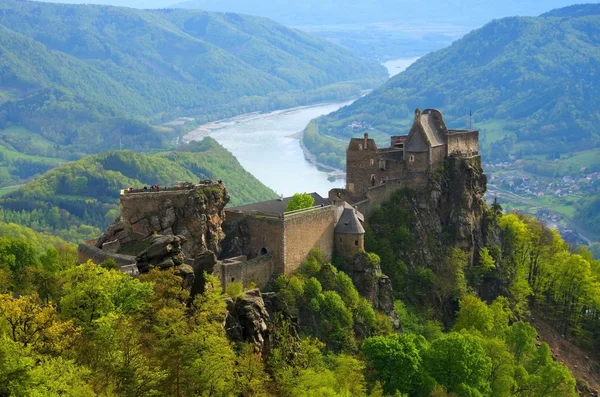 Aggstein castle — Zdjęcie stockowe