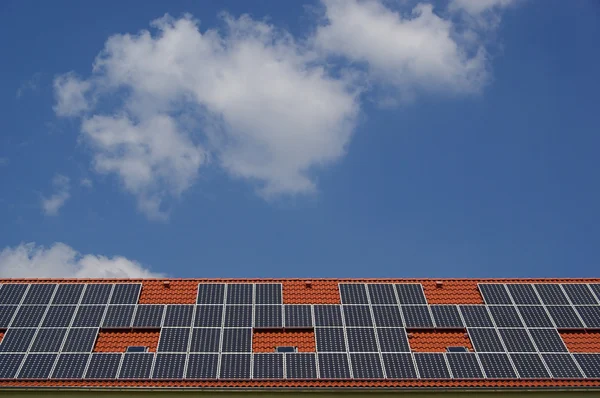 Εργοστάσιο ηλιακής ενέργειας — Φωτογραφία Αρχείου