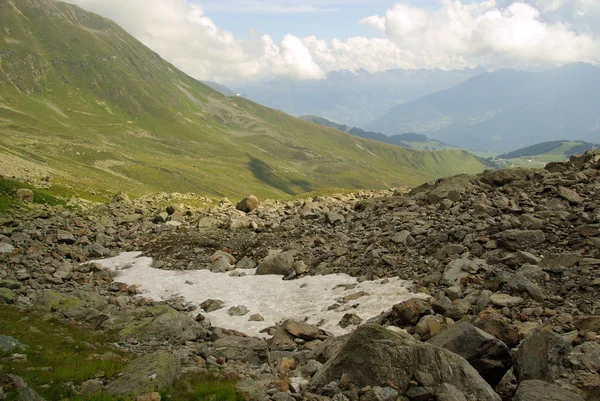 Wandelen naar de berg Furgler — Stockfoto