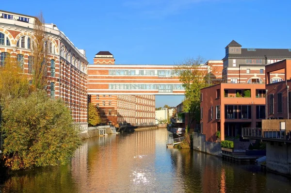 Leipzig tegel fabriksbyggnad — Stockfoto