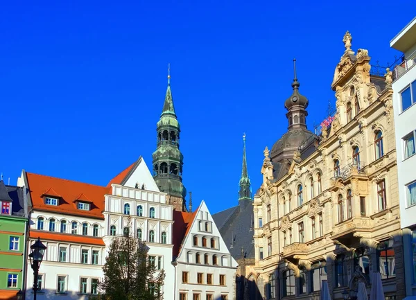 Praça principal de Zwickau — Fotografia de Stock