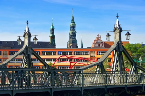 Zwickau brug van paradijs — Stockfoto