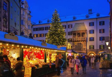Innsbruck Noel pazarı 