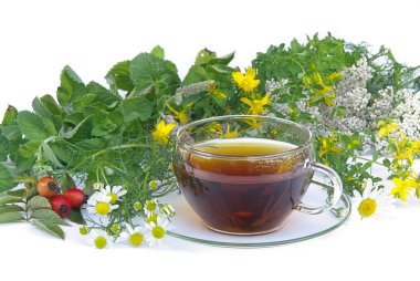 Cup of herbal tea clipart