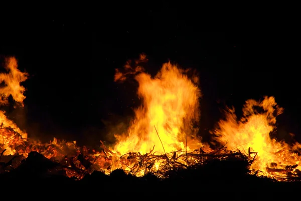 Fogata de noche Walpurgis — Foto de Stock