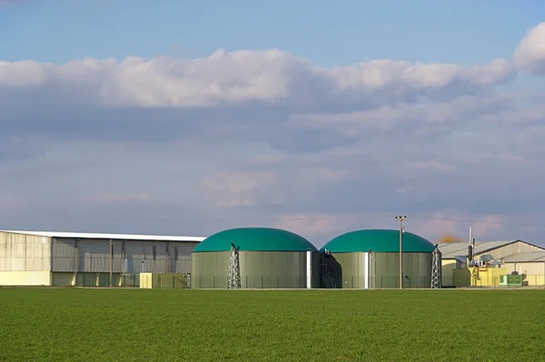 Biogas power plant — Stock Photo, Image