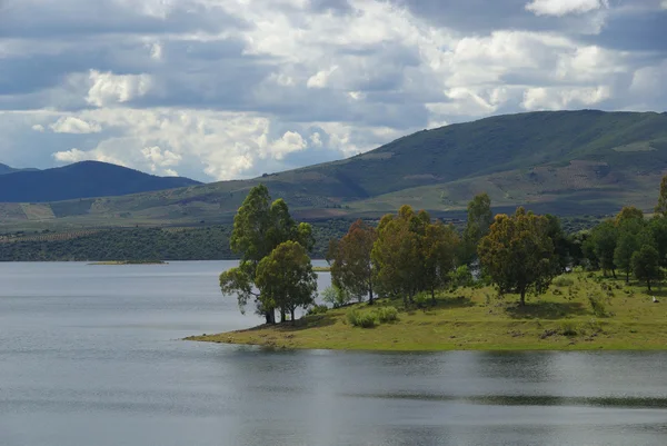 Gröna landsbygd — Stockfoto