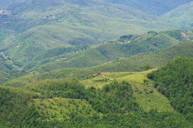 Ligurya Apennines manzara