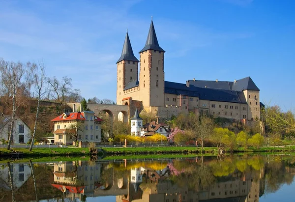 Old rochlitz castle — Stock Photo, Image