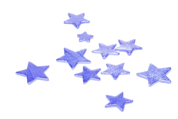 Stjerner på hvite – stockfoto