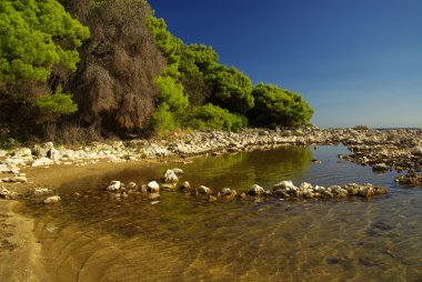 Doğal görünüm Mljet Blace üzerinde
