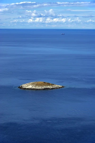 Isla Mljet antes de la isla — Foto de Stock