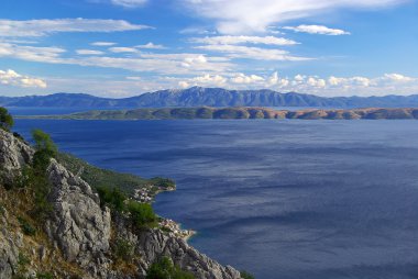 Makarska Riviera deniz manzarası
