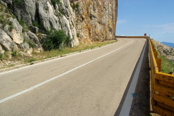 Estrada costeira de Makarska — Fotografia de Stock