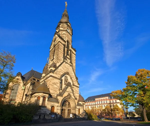 Церковь Святого Николая в Лейпциге — стоковое фото