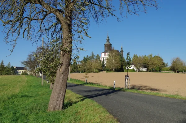 Seelitz, gereja St. Annenkirche — Stok Foto