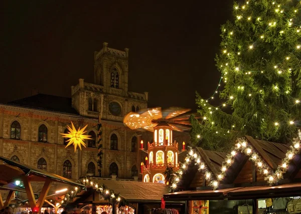 Weimar kerstmarkt — Stockfoto