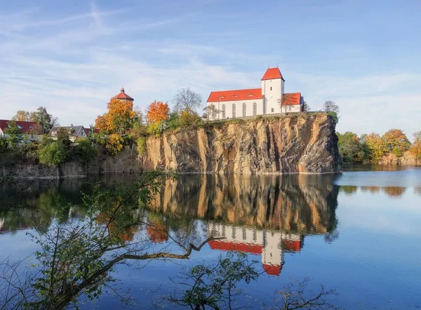 Berg kerk in Beucha — Stockfoto