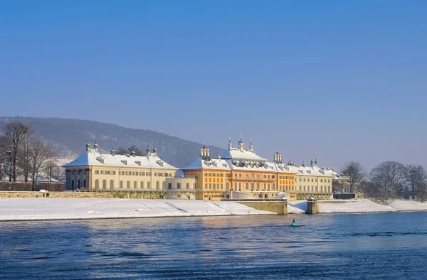 Pillnitz på vintern — Stockfoto