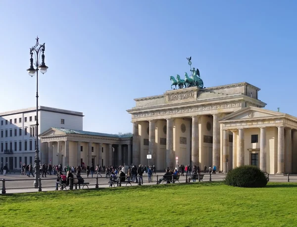 Porta di Brandeburgo a Berlino — Foto Stock