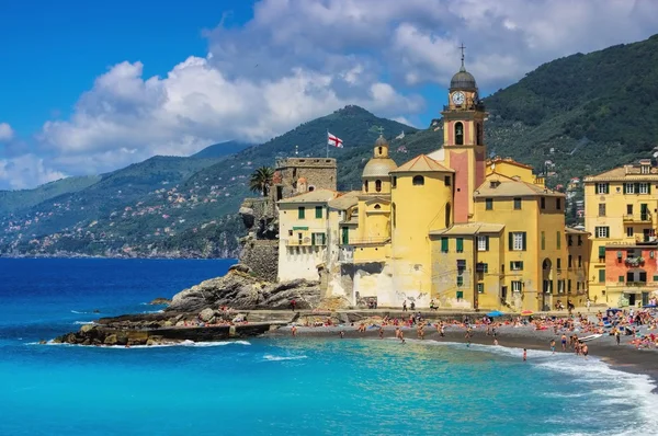 Pobřeží města Camogli — Stock fotografie