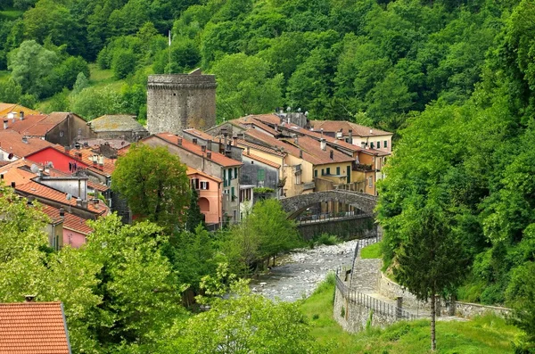 Paisagem Varese Ligure — Fotografia de Stock