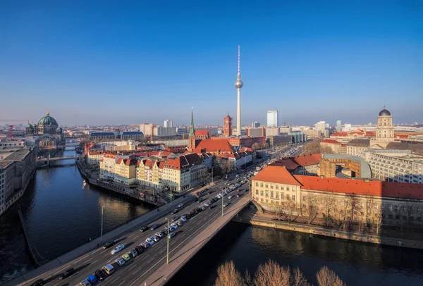 Pohled na město Berlín — Stock fotografie