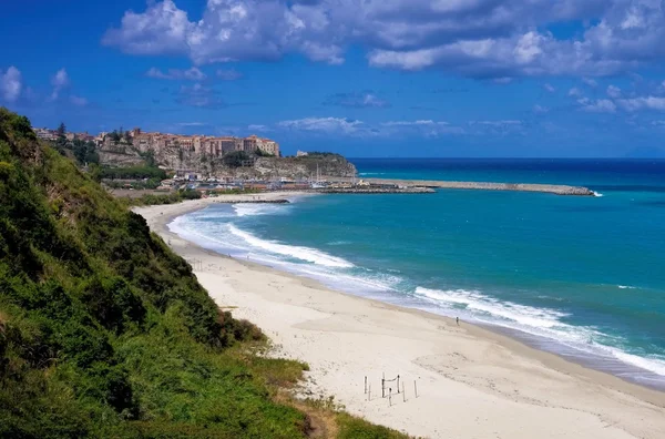 Costa do mar de Tropea — Fotografia de Stock