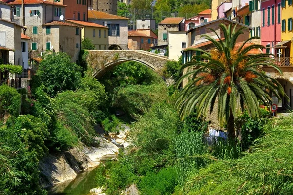 Dolcedo 市景 — 图库照片