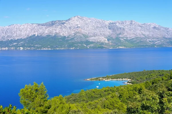 Παραλιακός δρόμος Hvar — Φωτογραφία Αρχείου