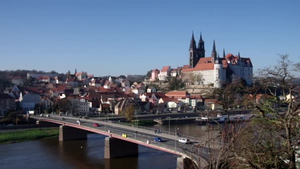 Albrechtsburg Meißen — Stockvideo