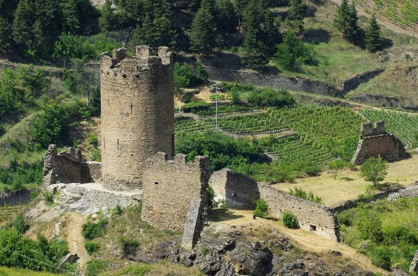 Villeneuve Castello di Chatel-Argent —  Fotos de Stock