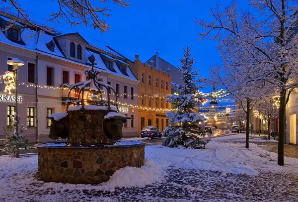 Mercadillos de Navidad en Spremberg — Stockfoto