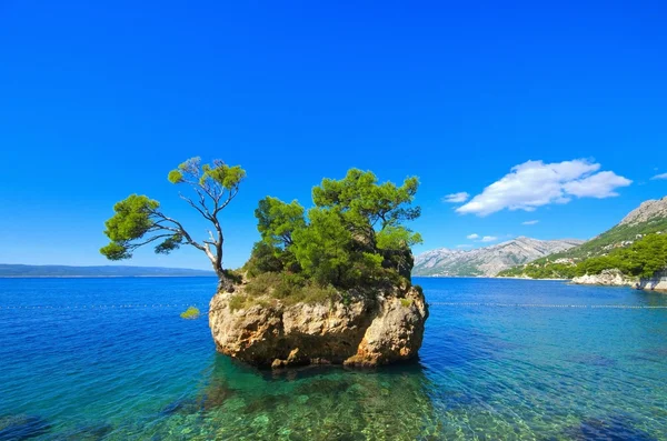 Brela strand in kroatien — Stockfoto