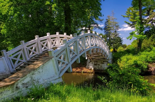 English Grounds of Woerlitz White Bridge — Stock Photo, Image