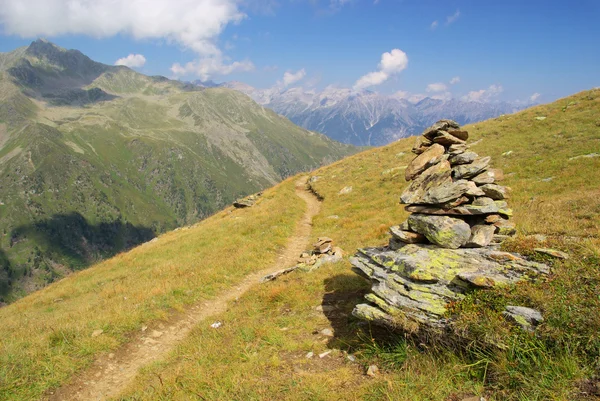 Avusturya'da hiking Fiss — Stok fotoğraf