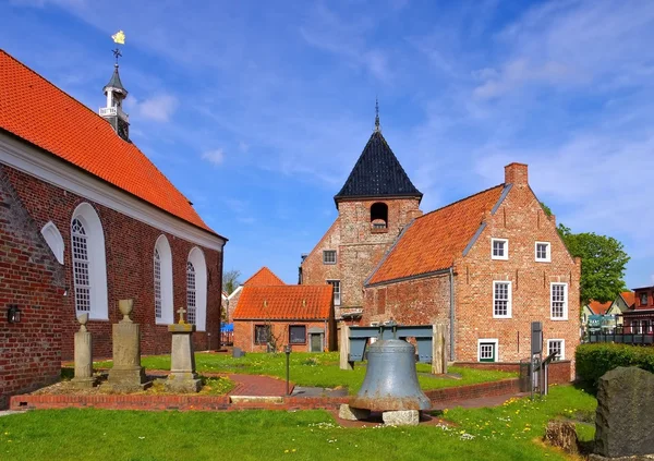 Igreja Greetsiel na Alemanha — Fotografia de Stock