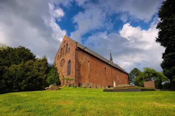 Waddewarden церква — стокове фото