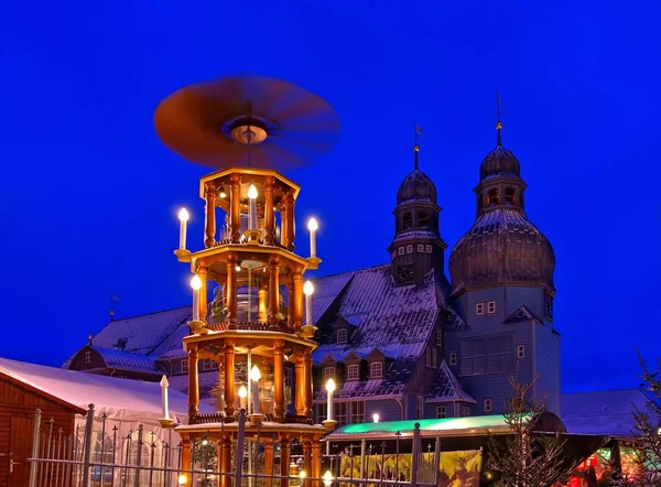 Clausthal-Zellerfeld Noel pazarı — Stok fotoğraf