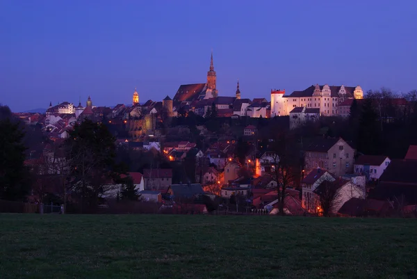 Budyšín v noci — Stock fotografie