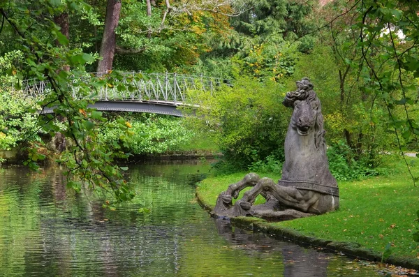 Bayreuth, park — Stok fotoğraf