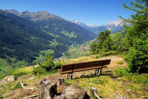 Vista de Gache en los Alpes — Foto de Stock