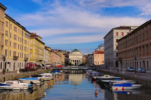 Trieste Canal Grande — Stock Photo, Image