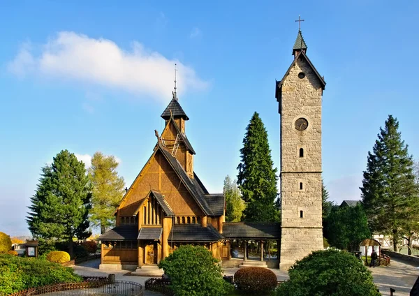 Karpacz kerk Vang — Stockfoto