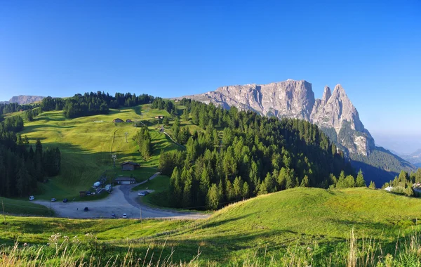 Montaña Schlern en Dolomitas —  Fotos de Stock