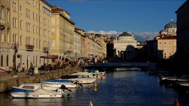 Trieste en Italia — Vídeo de stock