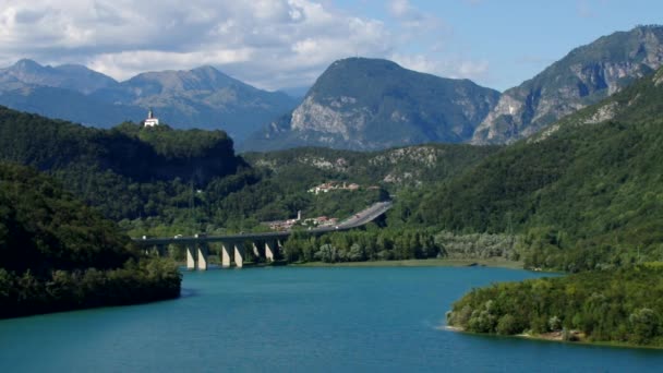 Lago di Cavazzo — Wideo stockowe