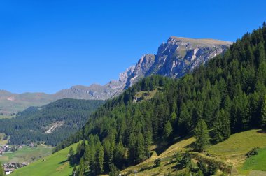 Dolomites Sella geçişte